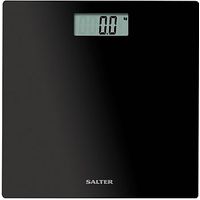 Salter Ultra Slim Black Glass Electronic Scale 9069