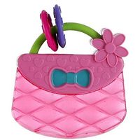 Bright Starts Pretty In Pink Carry & Teethe Purse Teether