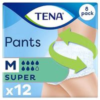 TENA Pants Super Medium - 96 Pants (12 X 8)