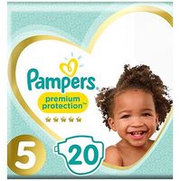 Pampers Premium Protection Size 5, 20 Nappies, 11-23kg