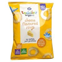 Boots Toddler Organic Cheese Giant Rings 12months+ 15g