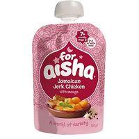 For Aisha Jamaican Jerk Chicken With Mango 7+ Months Stage 2 130g