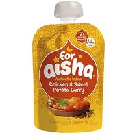 For Aisha Authentic Indian Chicken & Sweet Potato Curry 7+ Months Stage 2 130g