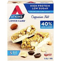 Atkins Cappuccino Nut Bar 5 X 30g
