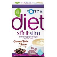 Forza Stir It Slim Meal Replacement Caramel Latte - 3 X 55g Serving