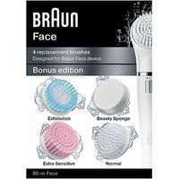 Braun Silk Epil Face Bonus Edition - 4 Replacement Brushes