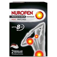 Nurofen Muscle & Back Pain Relief Heat Patches X 2 Regular