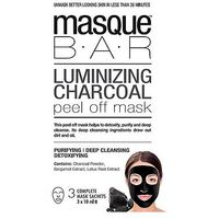 Masque Bar Luminizing Charcoal Peel Off Mask - 3 Masks