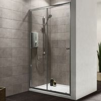 Plumbsure Single Sliding Shower Door (W)1200mm