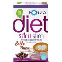 Forza Stir It Slim Meal Replacement Latte Flavour - 3 X 55g Serving