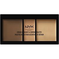 NYX Professional Makeup Cream Highlight & Contour Palette - Medium