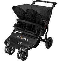 Out 'n' About Little Nipper Double Stroller - Jet Black