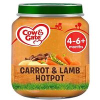 Cow & Gate Carrot & Lamb Hotpot From 4-6m Onwards 125g