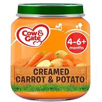 Cow & Gate Creamed Carrot & Potato From 4-6m Onwards 125g