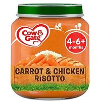Cow & Gate Carrot & Chicken Risotto From 4-6m Onwards 125g