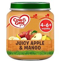 Cow & Gate Juicy Apple & Mango From 4-6m Onwards 125g