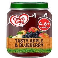 Cow & Gate Tasty Apple & Blueberry From 4-6m Onwards 125g