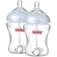 Nuby Natural Touch Anti Colic And Reflux Bottles 240ml 2 Pack Blue