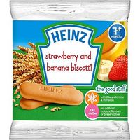 Heinz 7+ Months Strawberry And Banana Biscotti 60g