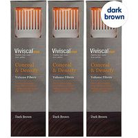 Viviscal Conceal & Densify Volume Hair Fibres - Dark Brown (3 Pack)