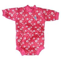 Splash About Happy Nappy Swimming Wetsuit Pink Blossom (X Large) 12-24 Months