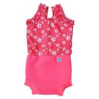 Splash About Swimming Happy Nappy Costume Pink Blossom (X Large) 12-24 Months