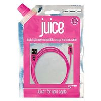 Juice Lightning Data Cable - Pink