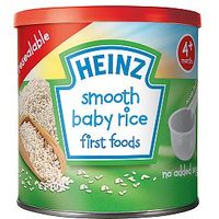 Heinz 4+ Months Smooth Baby Rice First Foods 140g