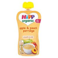 HiPP Organic Apple & Peach Porridge 6+ Months 100g