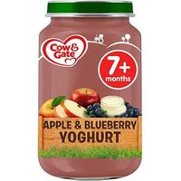 Cow & Gate Apple & Blueberry Yoghurt From 7m Onwards 200g