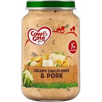 Cow & Gate Creamy Cauliflower & Pork From 7m Onwards 200g