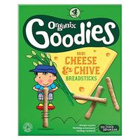 Organix Goodies Mini Cheese & Chive Breadsticks 12+ Months 4 X 20g