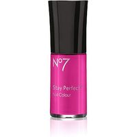 No7 Stay Perfect Nail Colour 10ml Blue Patent