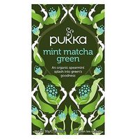 Pukka Mint Matcha Green 20 Green Tea Sachets 30g