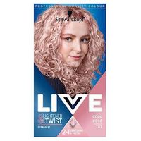 Schwarzkopf LIVE Lightener + Twist 101 Cool Ros Hair Dye