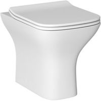Cooke & Lewis Lanzo Contemporary Back To Wall Toilet With Soft Close Seat
