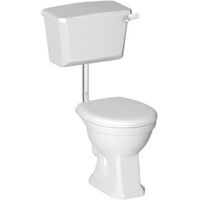 Cooke & Lewis Serina Traditional Low Level Toilet With Soft Close Seat
