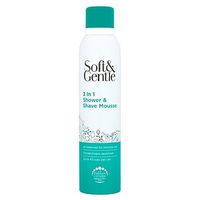 Soft & Gentle 2 In 1 Shower & Shave Mousse 200ml