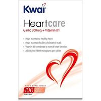 Kwai Heart Care Garlic 300mg Plus Vitamin B1 100 Tablets