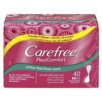 Carefree FlexiComfort With Cotton Feel 40 Pantyliners