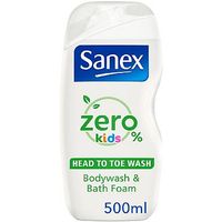 Sanex Zero% Kids Bath Foam 500ml