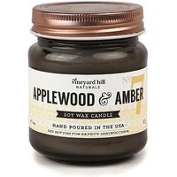 Vineyard Hill Applewood And Amber Vintage Candle Jar