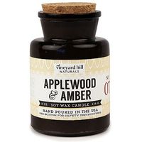 Vineyard Hill Applewood And Amber Apothecary Candle