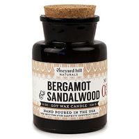 Vineyard Hill Bergamot And Sandalwood Apothecary Candle
