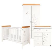 Tutti Bambini Bears 3 Piece Nursery Room Set - Beech/White