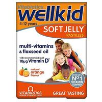 Vitabiotics Wellkid Soft Jelly - 30 Orange Flavour Pastilles