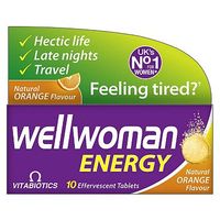Vitabiotics Wellwoman Energy - 10 Orange Flavour Effervescent Tablets