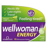 Vitabiotics Wellwoman Energy - 10 Lime Flavour Effervescent Tablets
