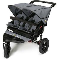 Out 'n' About Nipper Double V4 Pushchair - Steel Grey
