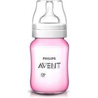 Philips Avent Classic+ Pink Decorated 260ml Bottle